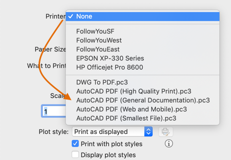 autocad pdf driver for mac